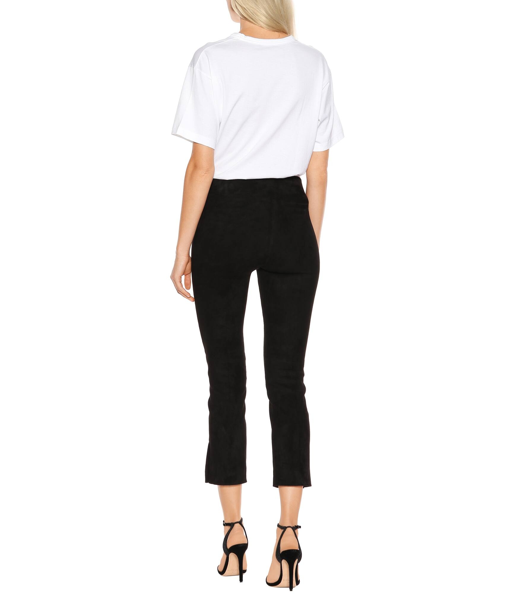 Suede leggings - 3