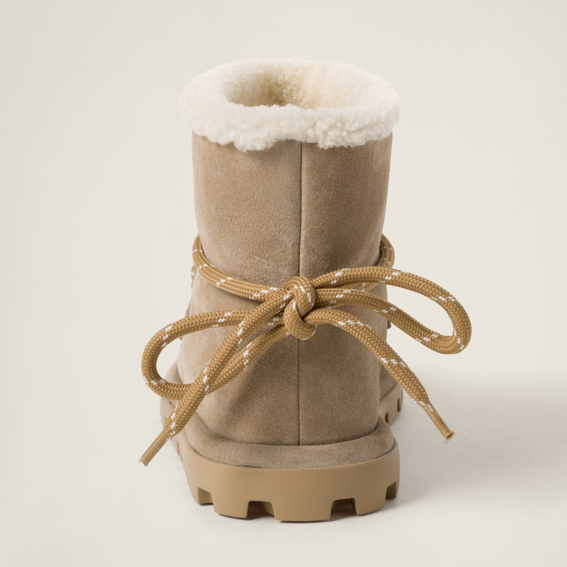 Miu Miu Suede booties outlook
