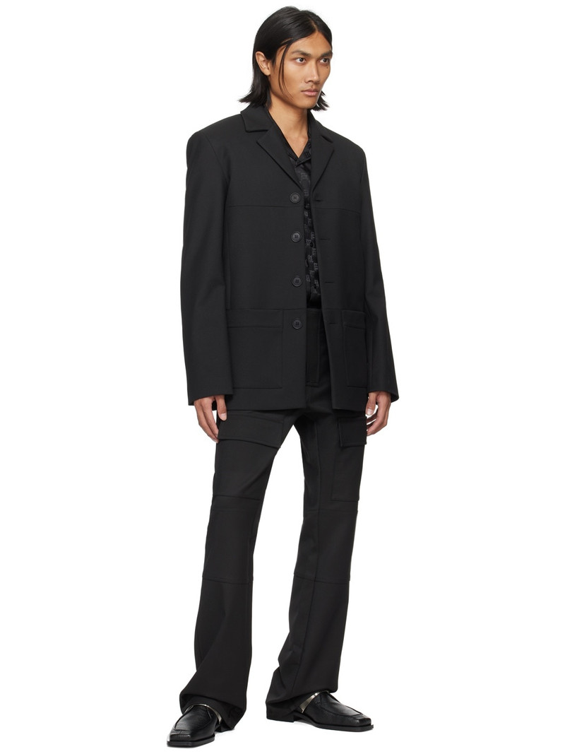 MISBHV Black Moto Tailoring Cargo Pants outlook