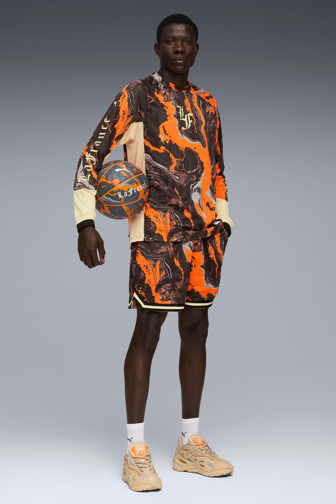 LAFRANCÉ Heem All-Over Print 6" Shorts Men - 5