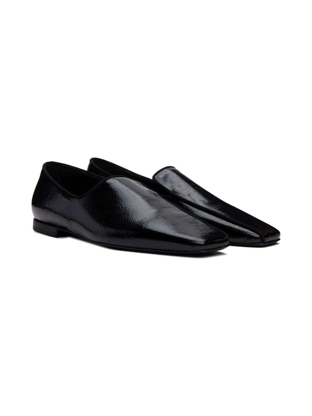 Black 'The Piped' Loafers - 4