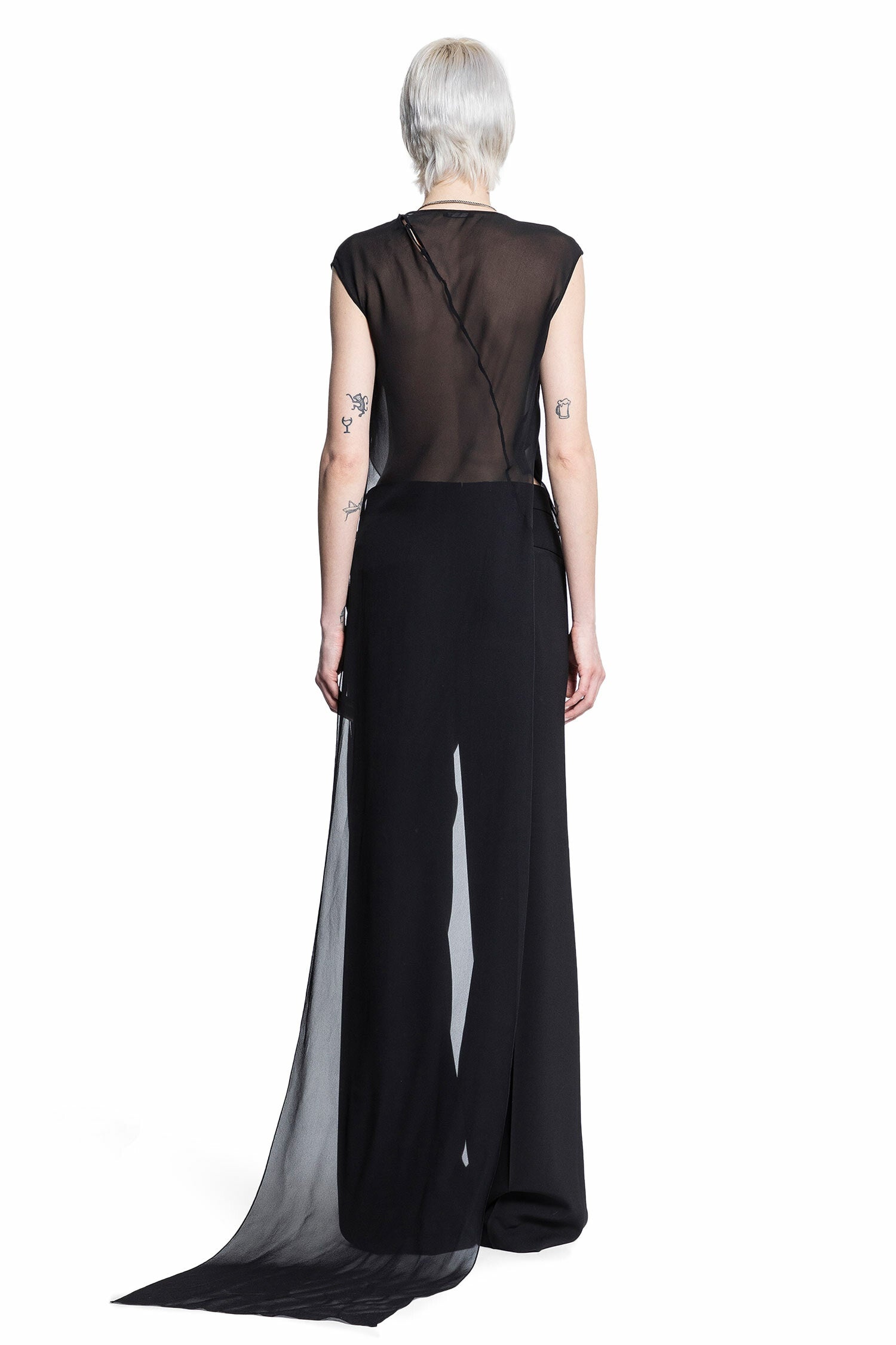 ANN DEMEULEMEESTER WOMAN BLACK TOPS - 3