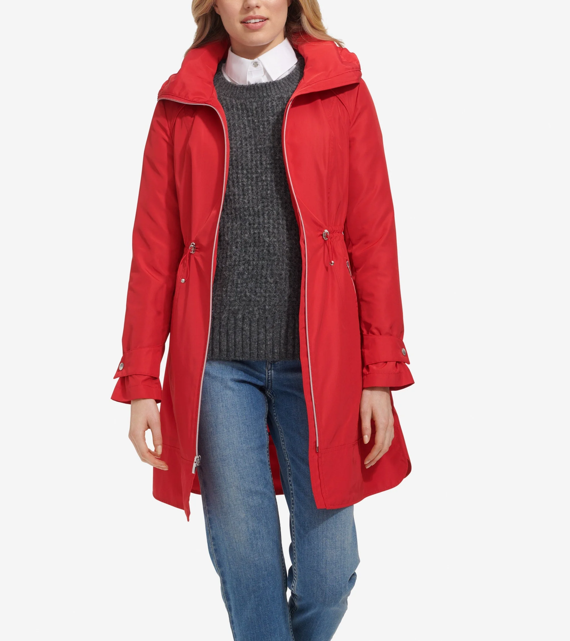 Women's Packable Rain Jacket - 1