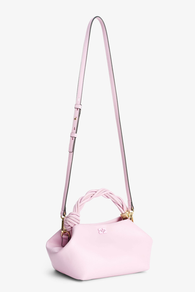 LIGHT PINK SMALL GANNI BOU BAG 6