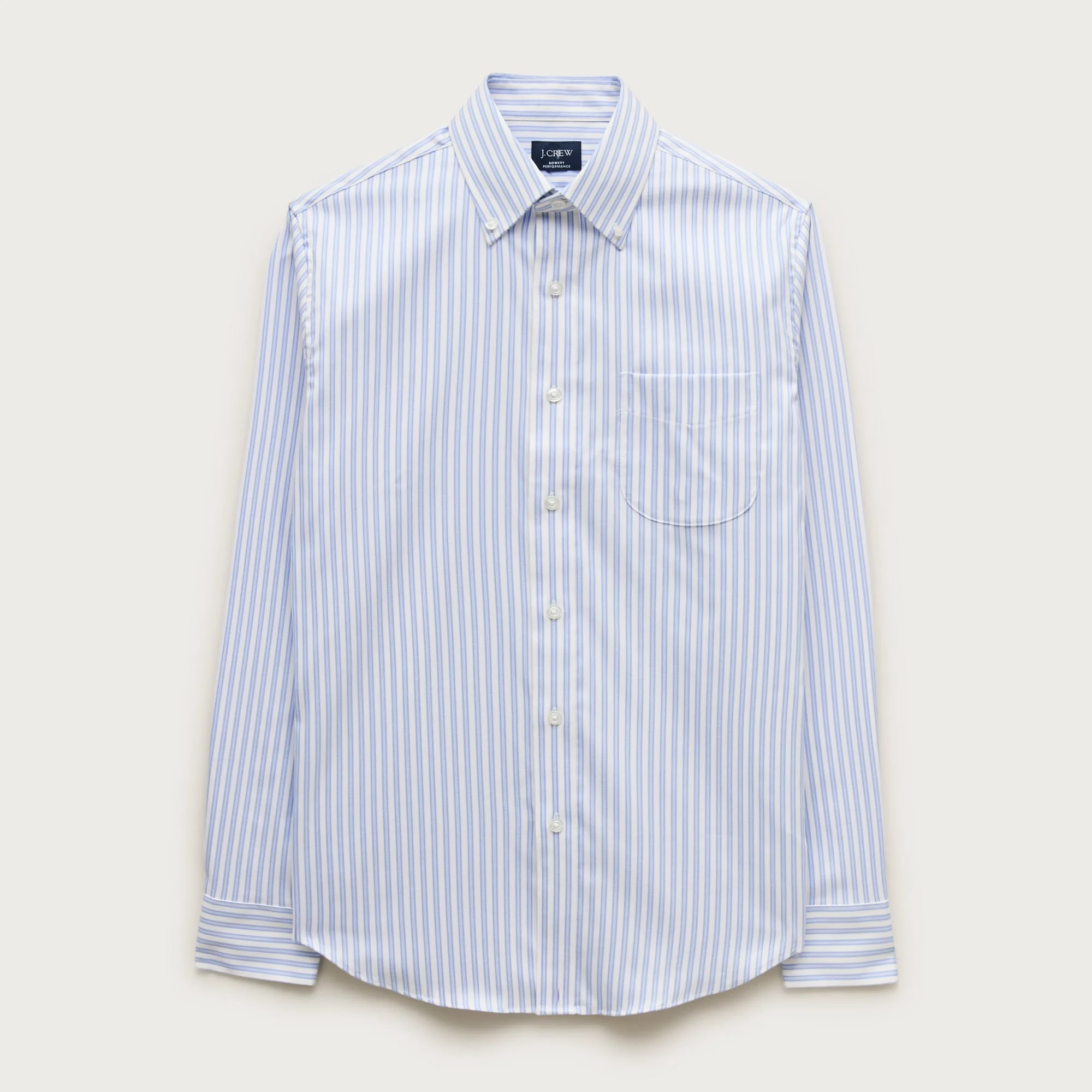 Bowery performance stretch oxford shirt with button-down collar - 1