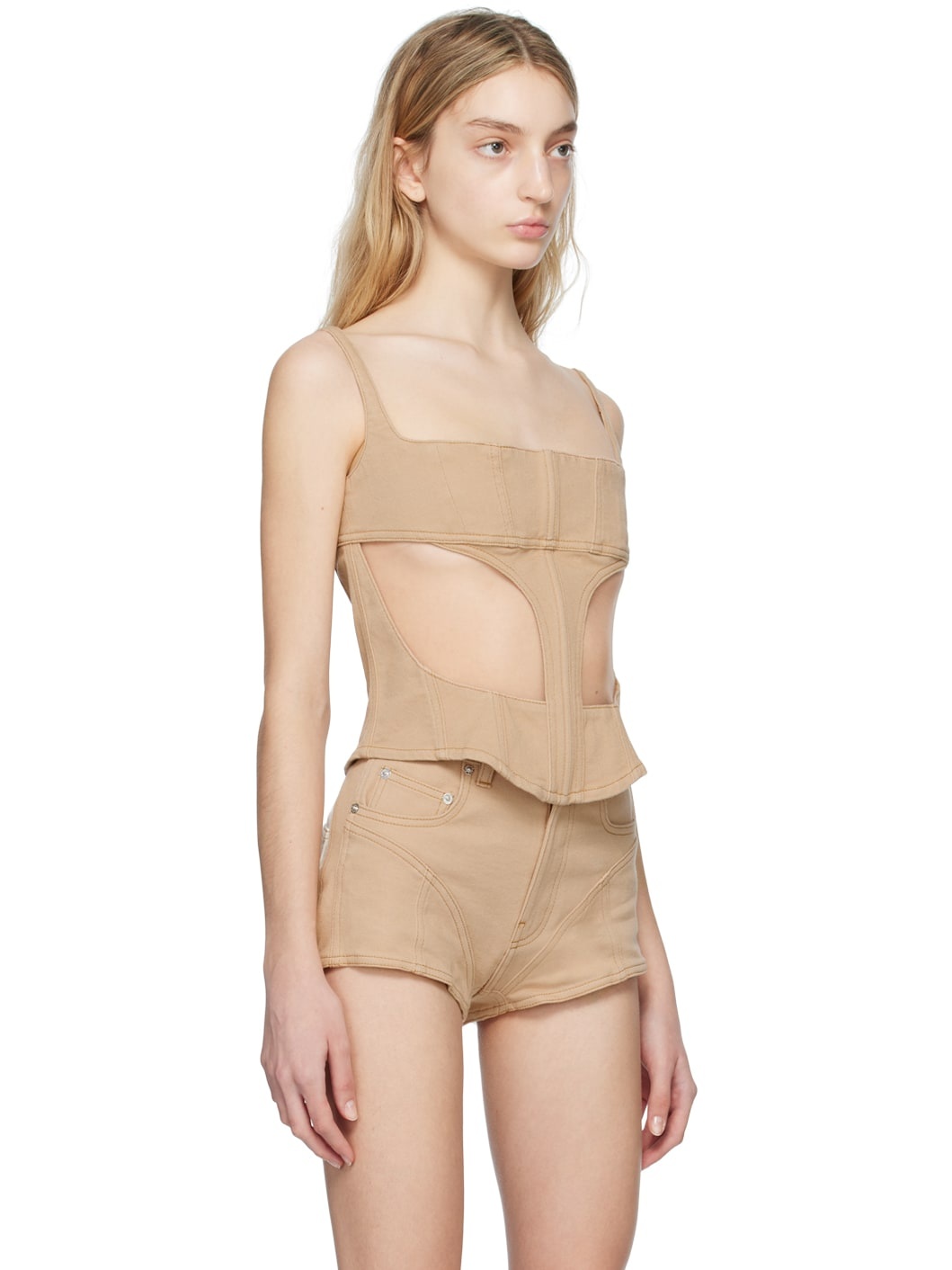 SSENSE Exclusive Beige Tank Top - 2