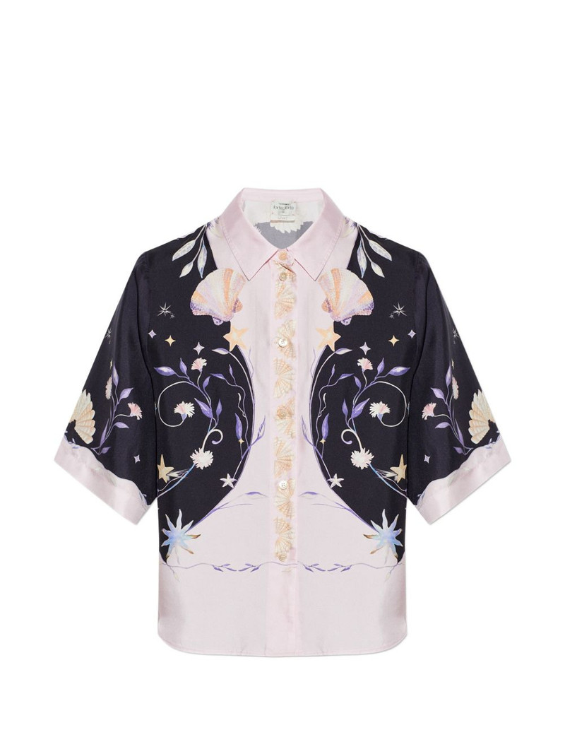 seashell-print short-sleeves shirt 1