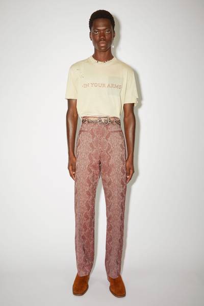 Acne Studios Tailored trousers - Rust red outlook