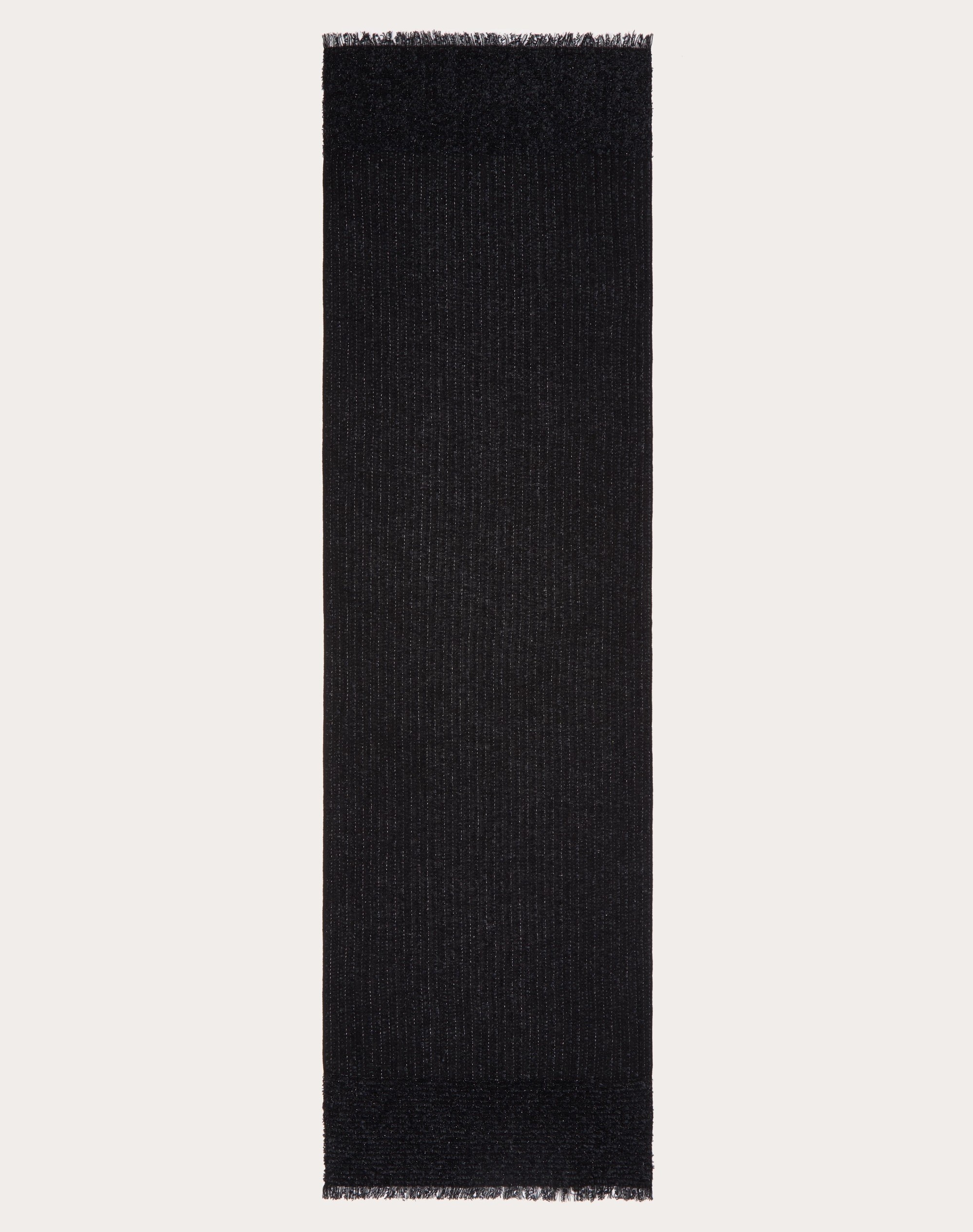 V DETAIL CASHMERE SCARF - 3