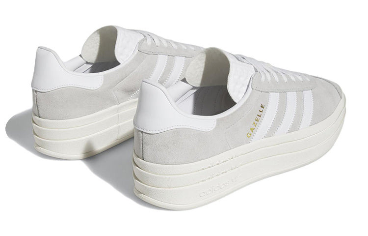 (WMNS) adidas Gazelle Bold 'Grey White' HQ6893 - 5