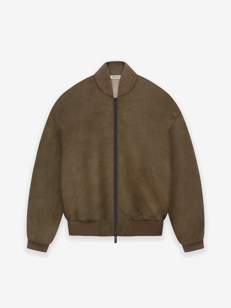 Suede Corduroy Bomber - 1