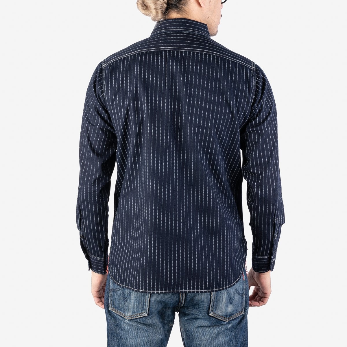 IHSH-327-IND 6oz Wabash Work Shirt - Indigo - 3