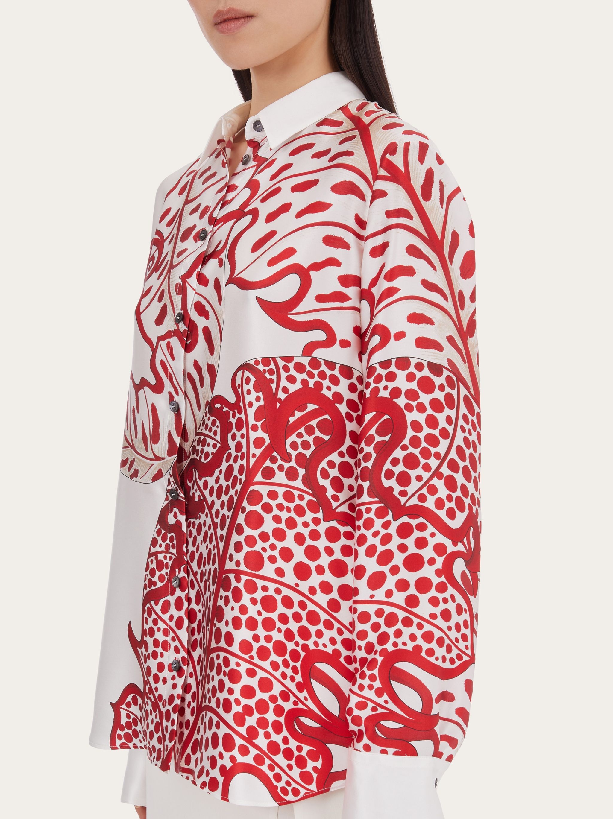 Long sleeved jungle print shirt - 4