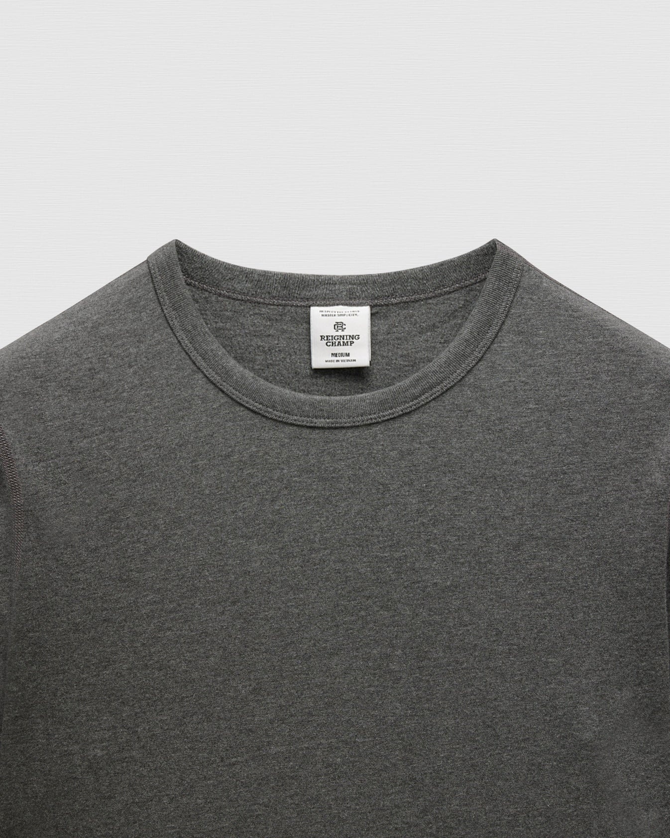 Lightweight Jersey T-Shirt Heather Carbon - 2