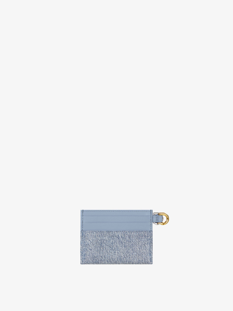 Givenchy VOYOU CARD HOLDER IN DENIM outlook