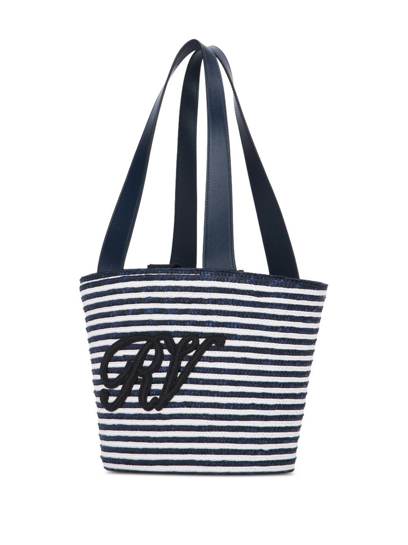 small striped beach bag 3