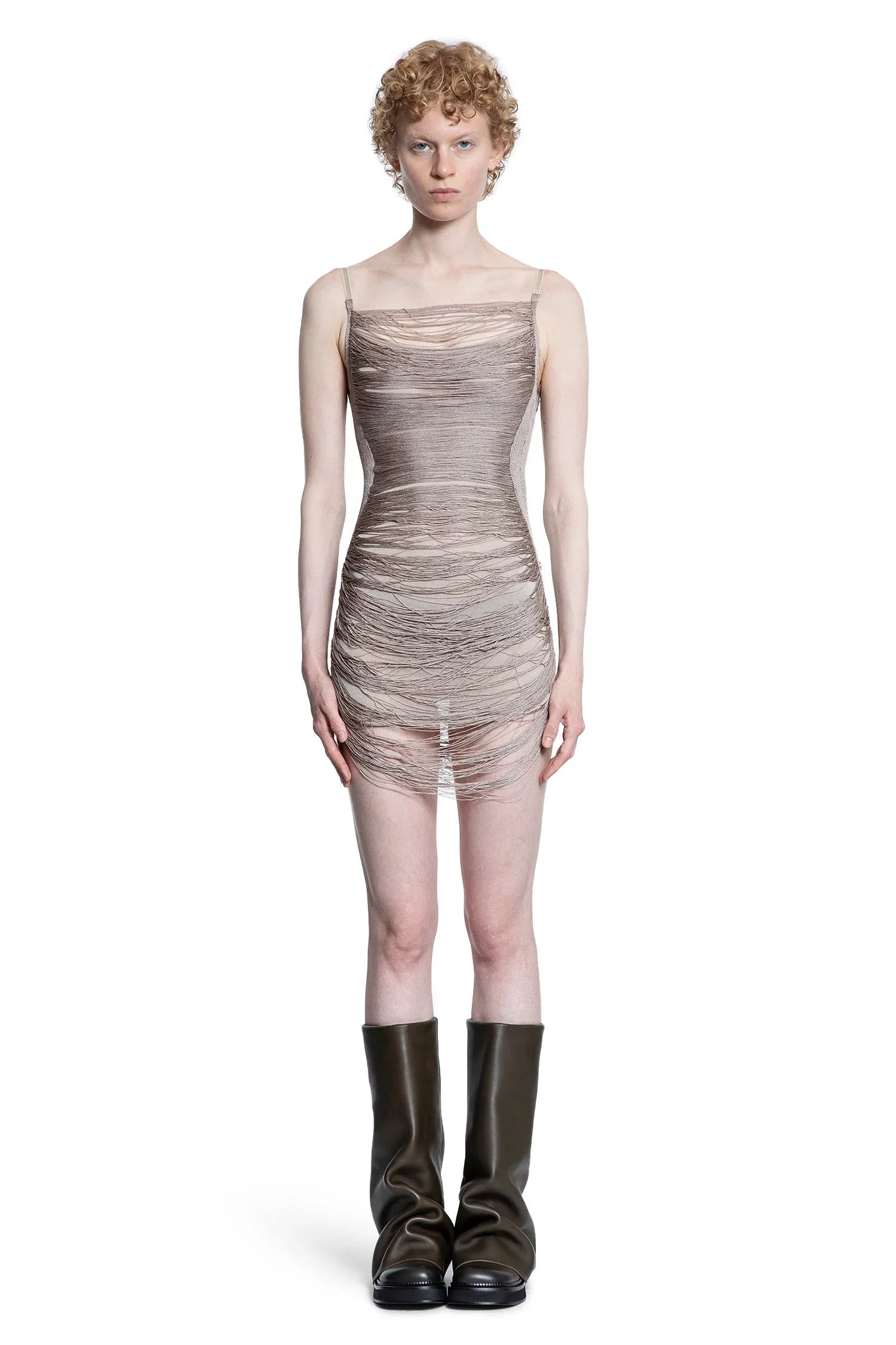 Fringed-Mini-Dress - 1