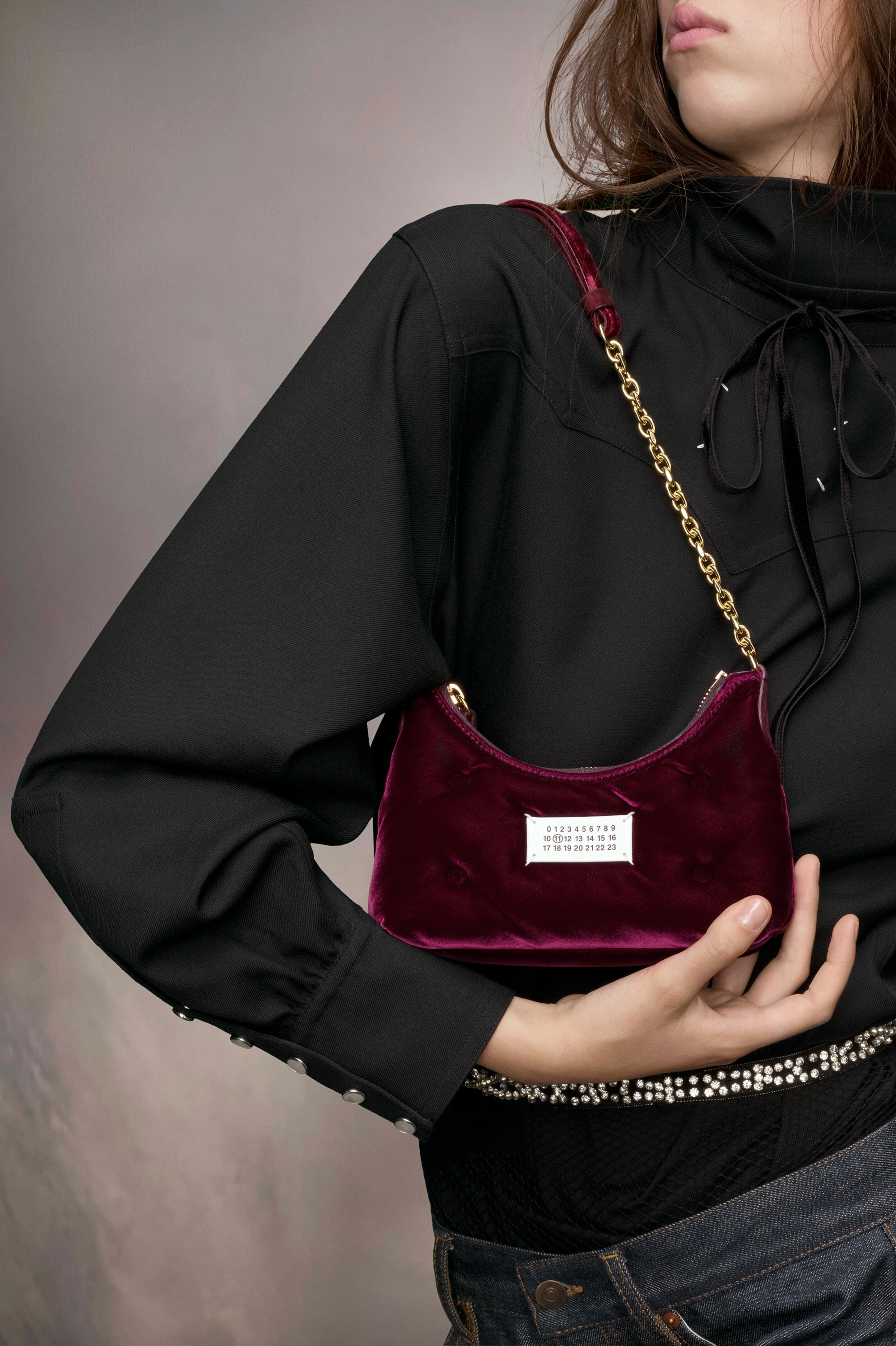 Glam Slam hobo micro Velvet - 6