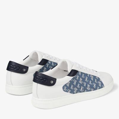 JIMMY CHOO Rome/m
White Leather and Denim JC Monogram Pattern Low-Top Trainers outlook