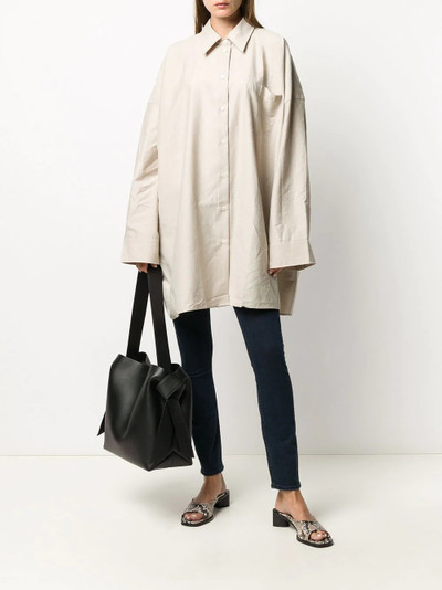 Acne Studios oversized long-sleeve shirt outlook