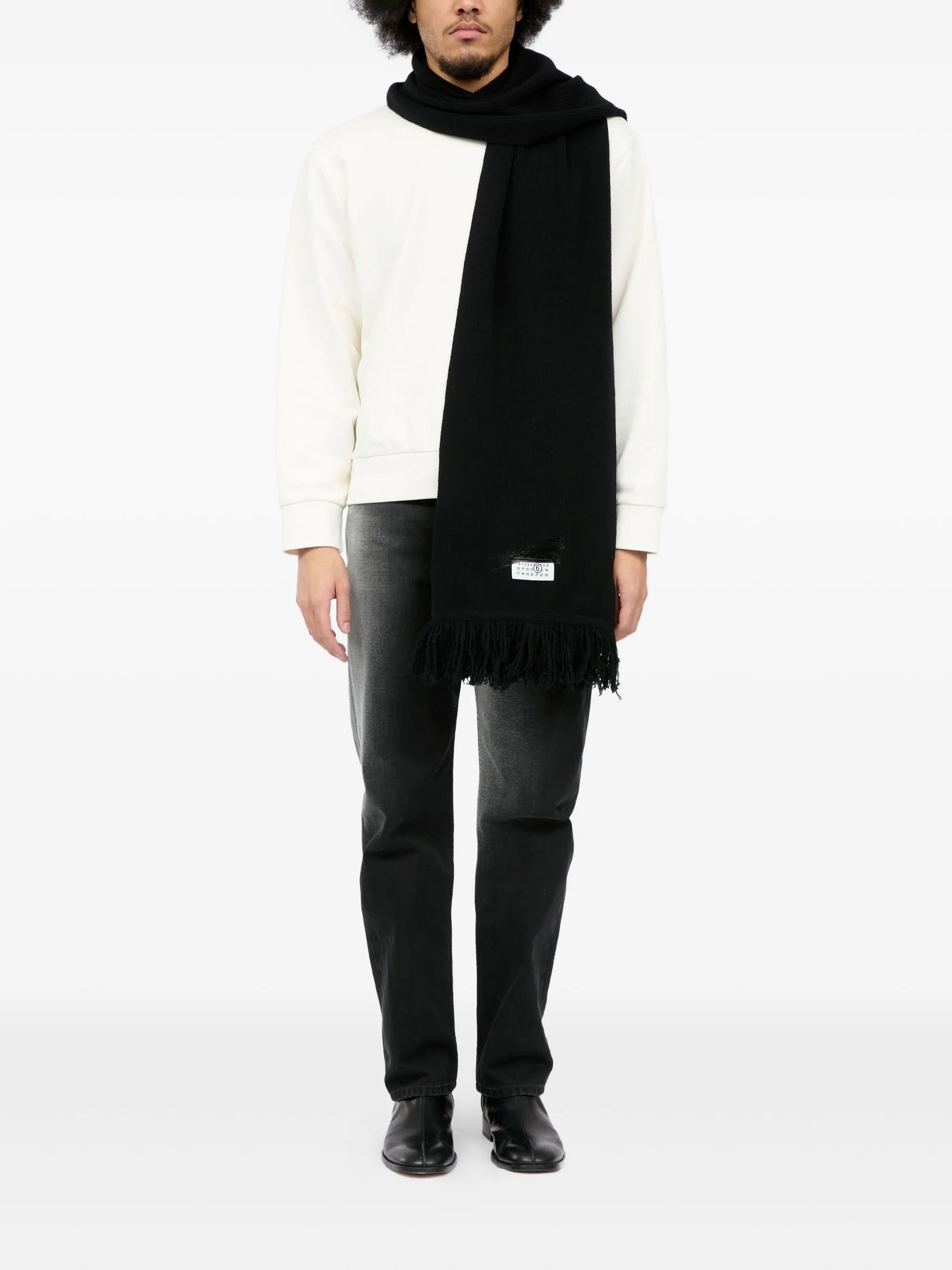 Mm6 Maison Margiela Wool-blend Scarf - 2