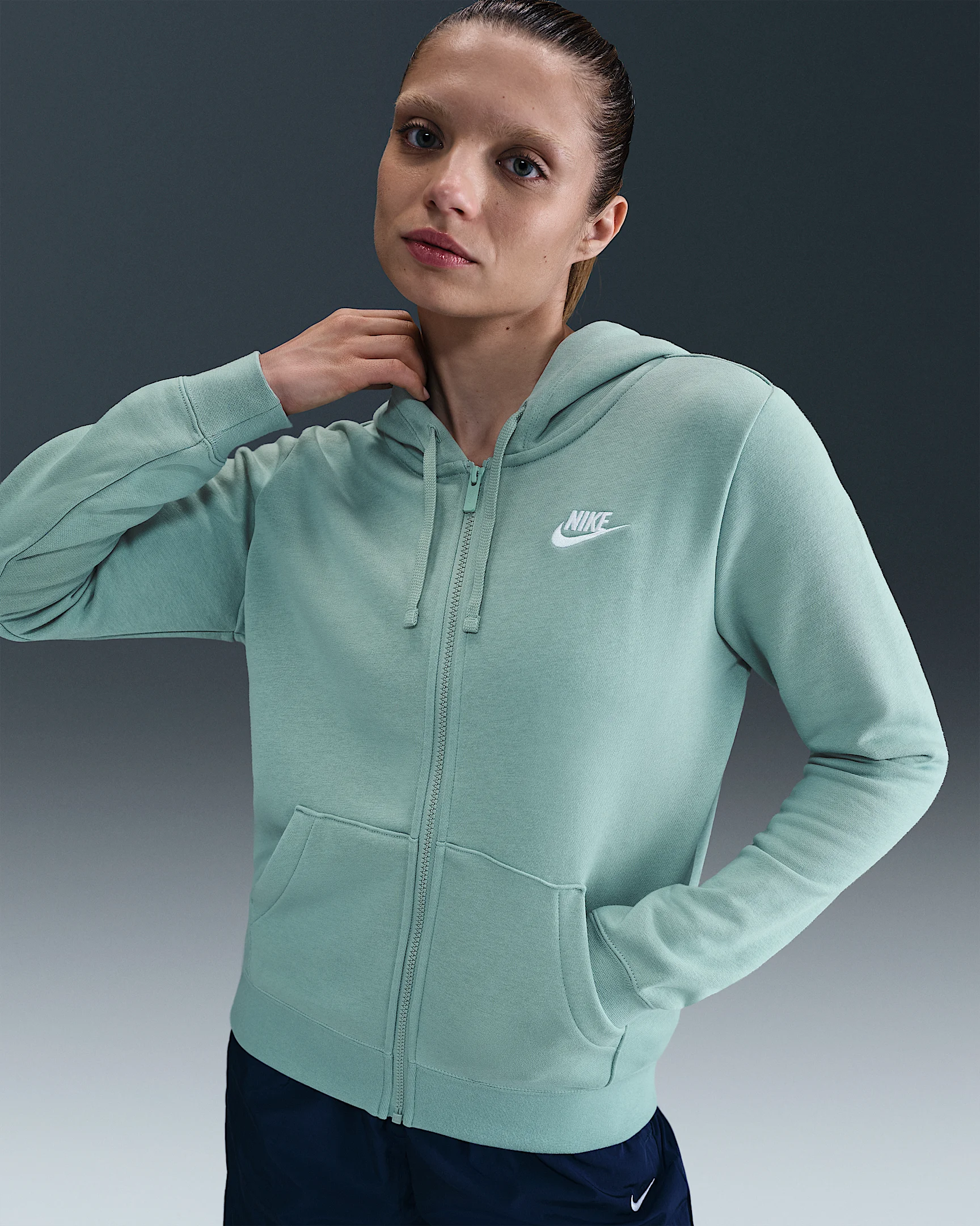 Nike Sportswear Club Fleece Women's Full-Zip Hoodie - 1