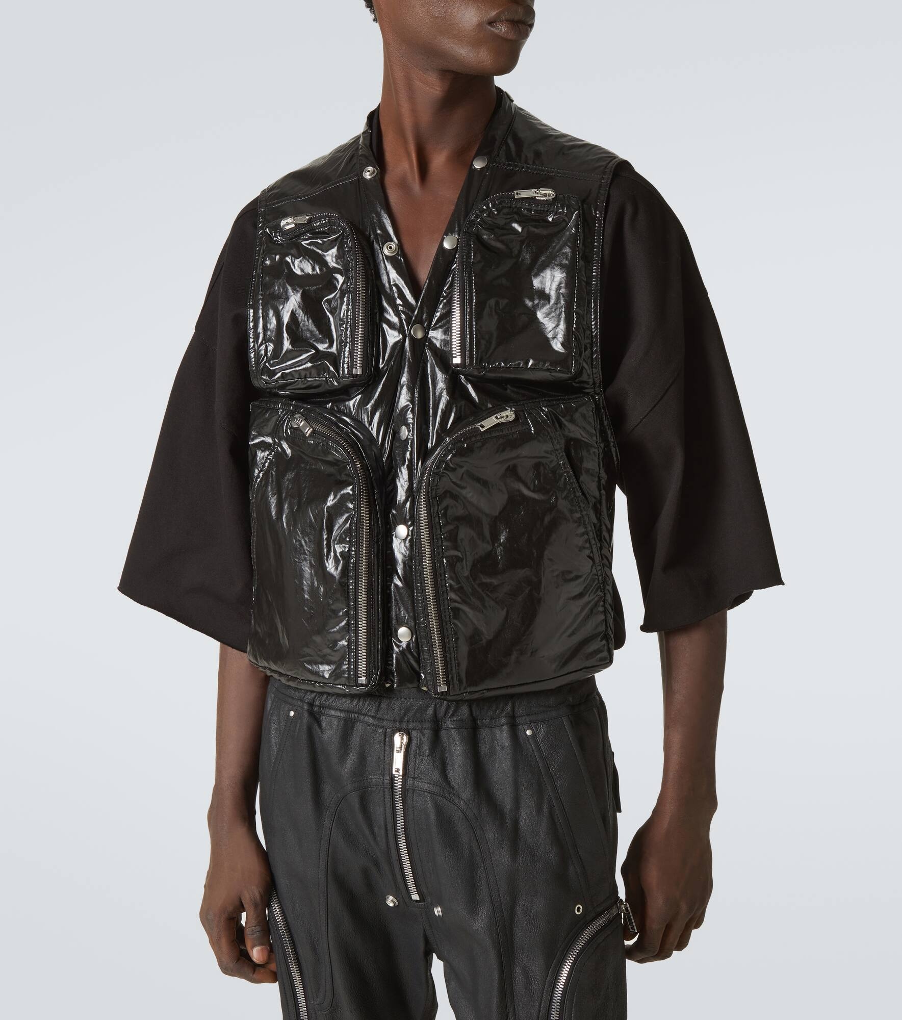 Cotton cargo vest - 3