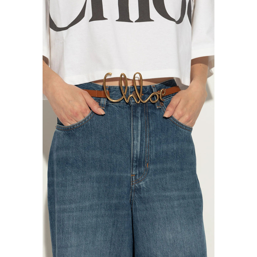 Chloé Brown Belts Women - 3