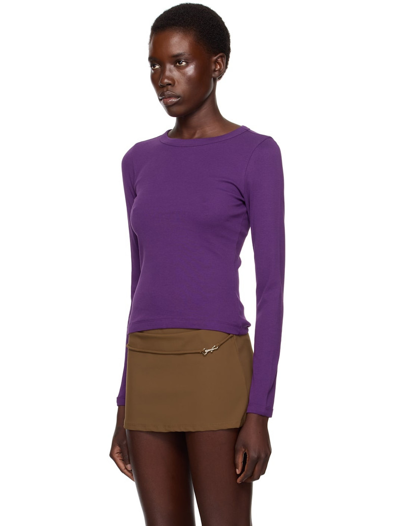 FLORE FLORE SSENSE Exclusive Purple Max T-shirt outlook