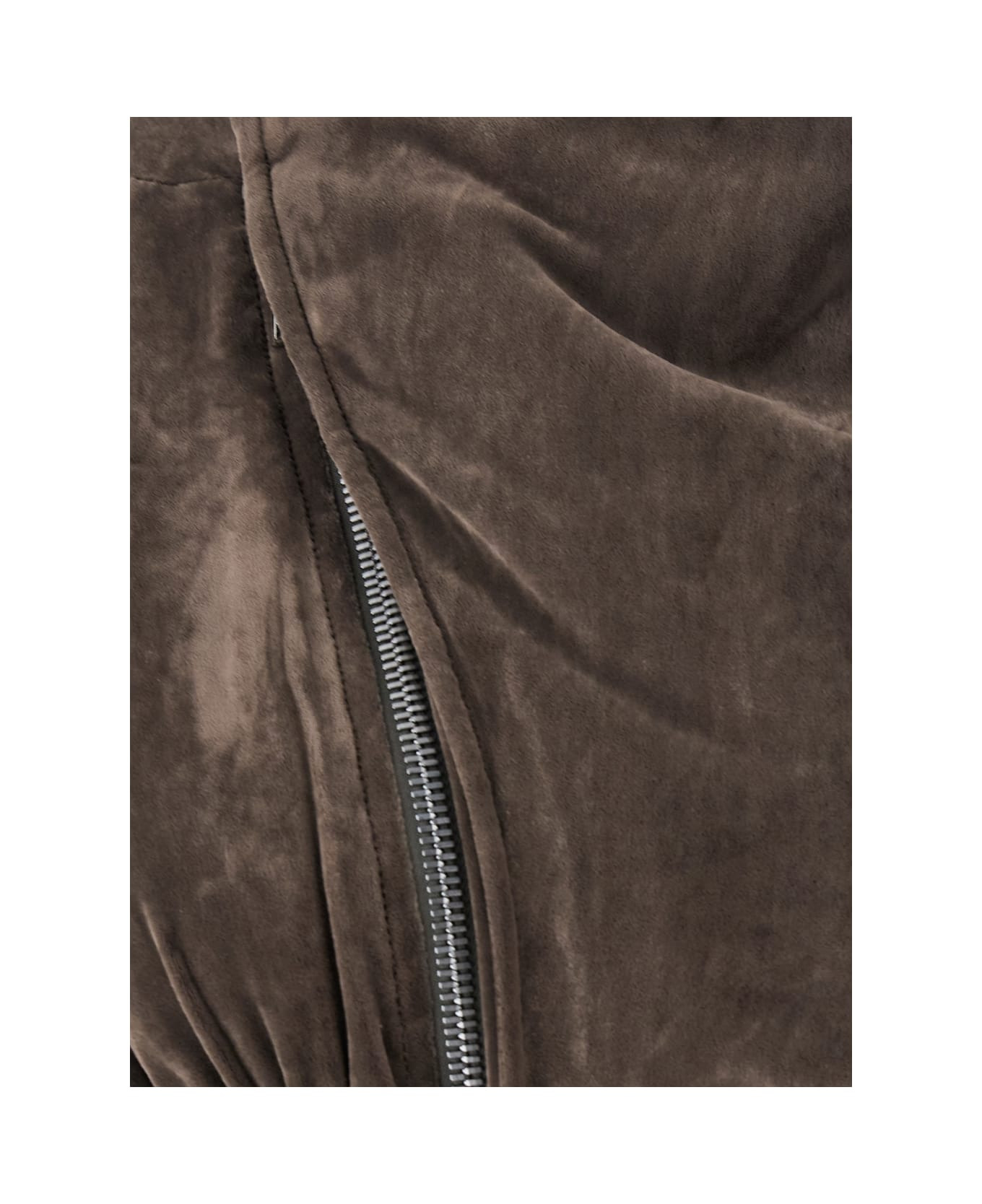 'hollywood' Cropped Jacket With Front Zip Closure In Viscose Blend Woman - 3