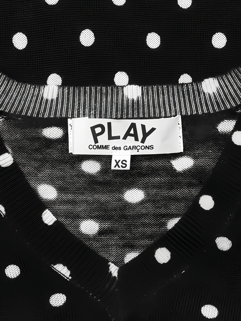 polka dot knitted sweater - 4