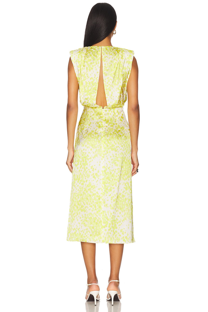 SEV Print Draped Midi Dress outlook