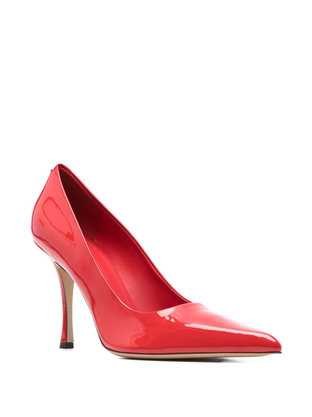 110mm pointed-toe leather pumps - 2