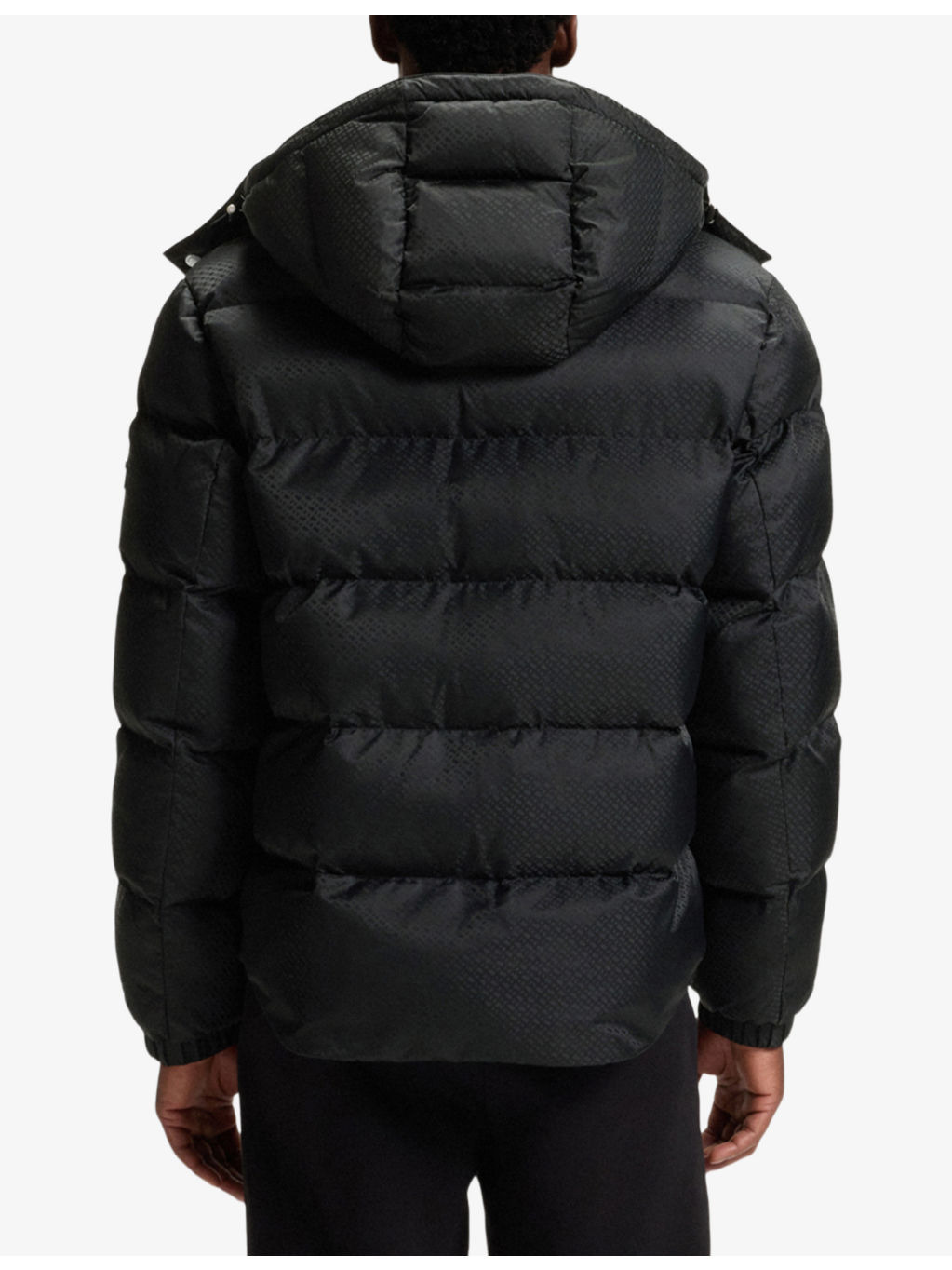 Monogram-Pattern Padded Shell Jacket - 4
