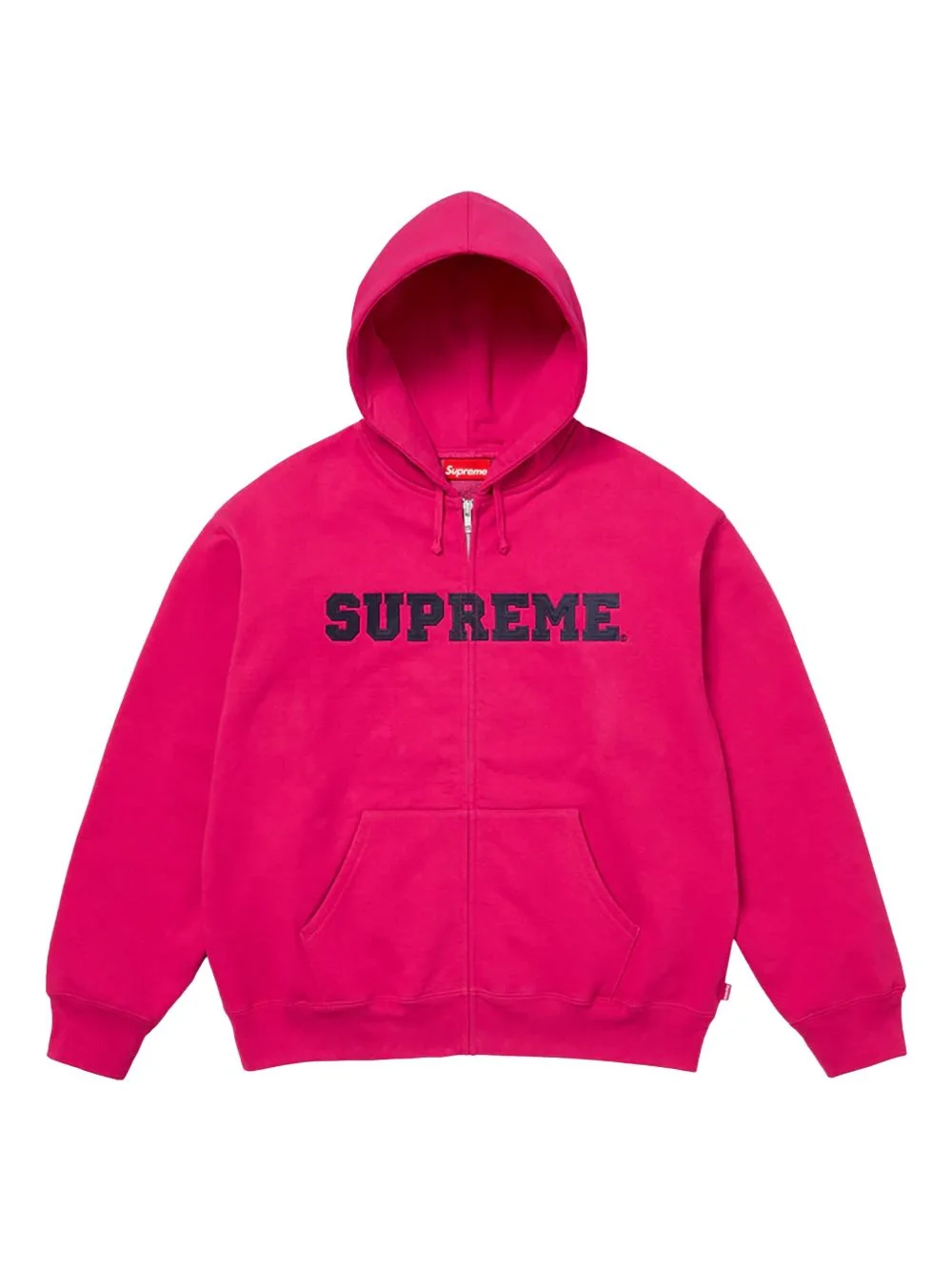 Stadium zip-up "Pink" hoodie - 1