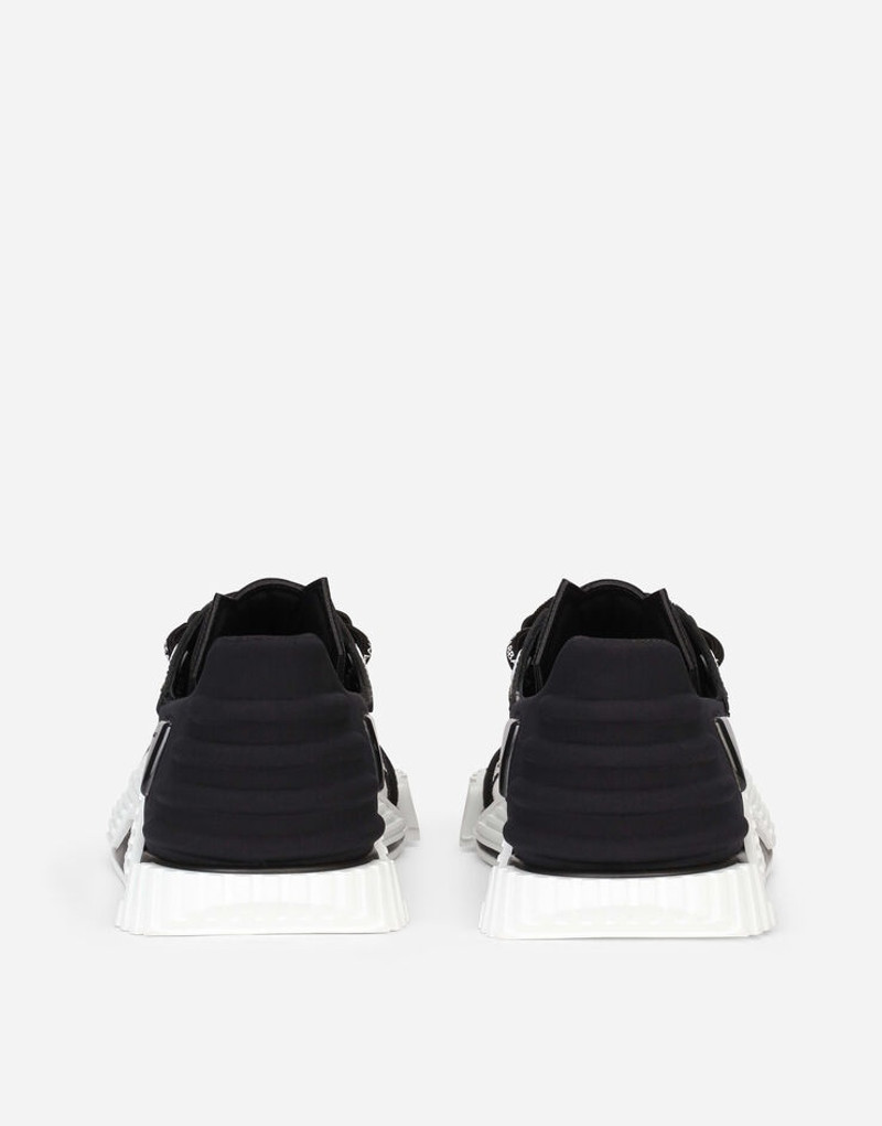 Dolce & Gabbana Mixed-materials NS1 slip-on sneakers with logo print outlook