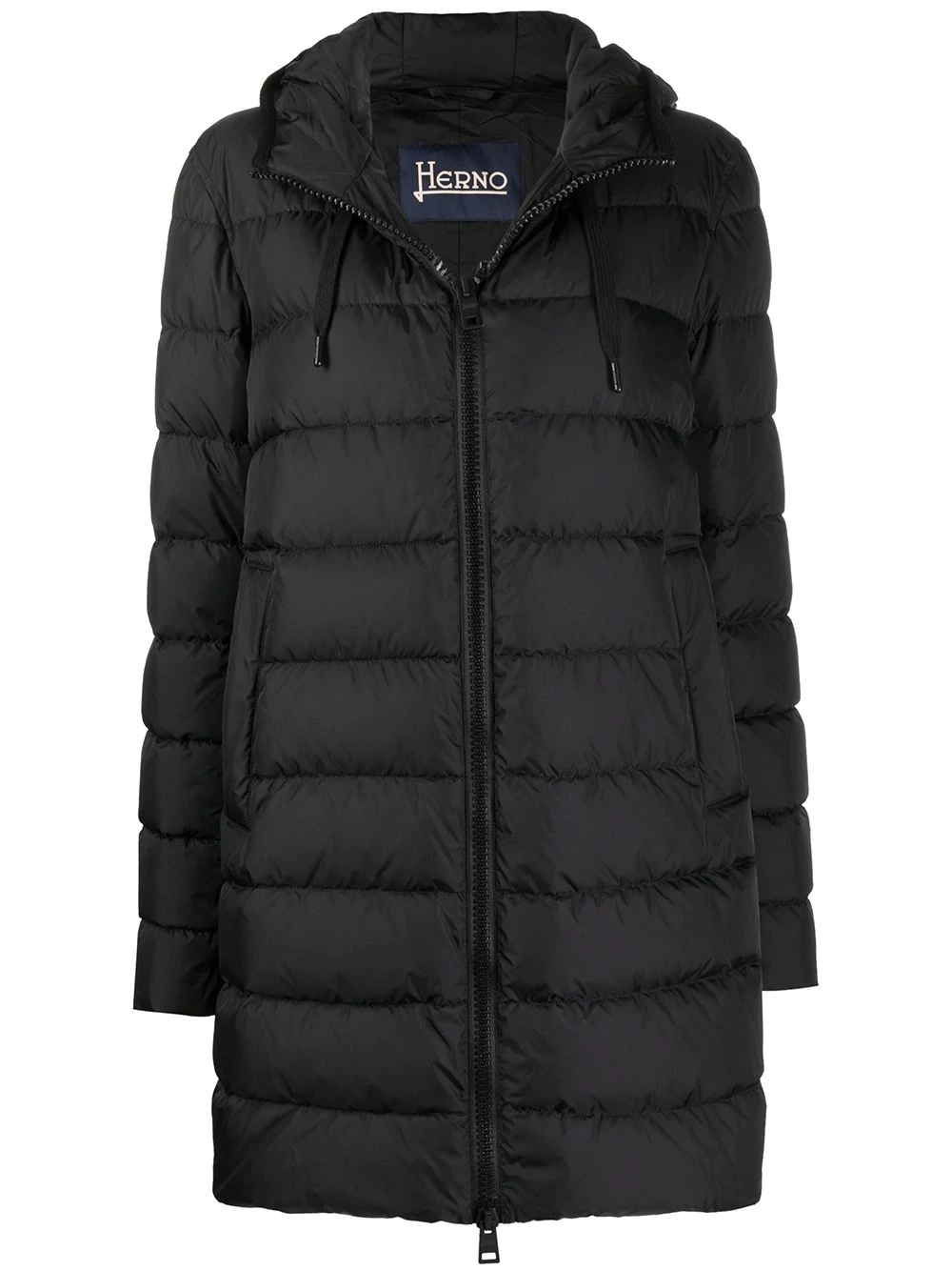 padded hooded jacket - 1