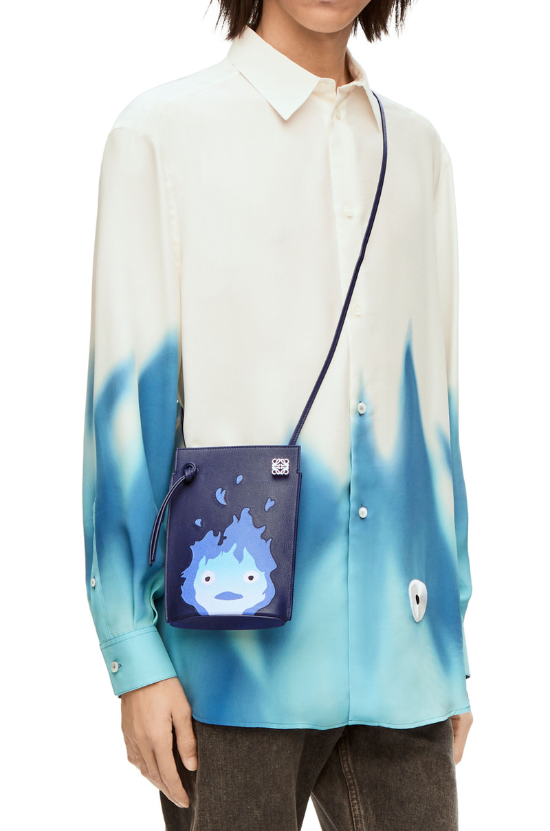 Calcifer dice pocket in classic calfskin 2