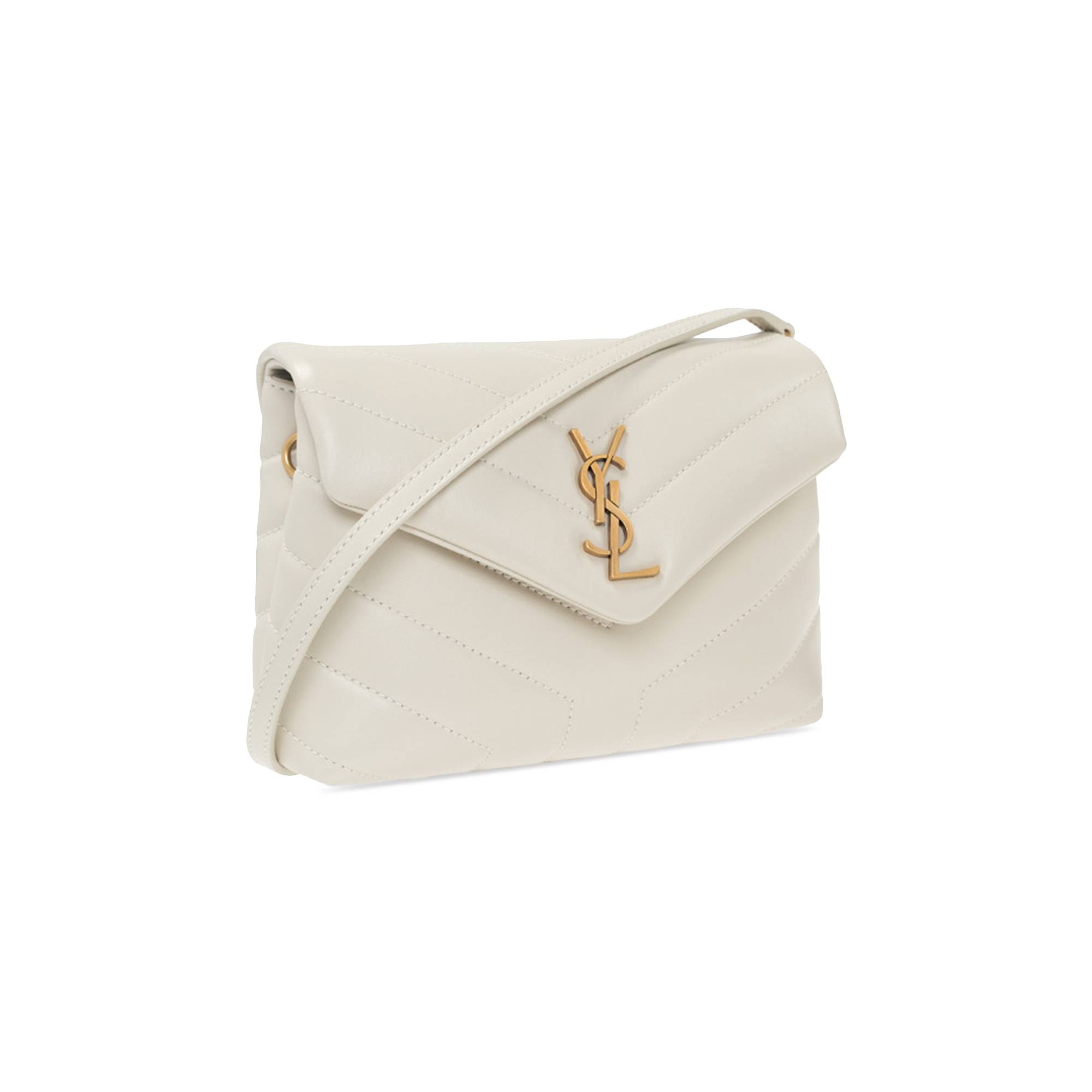 Saint Laurent Loulou Shoulder Bag 'Dark Beige' - 3