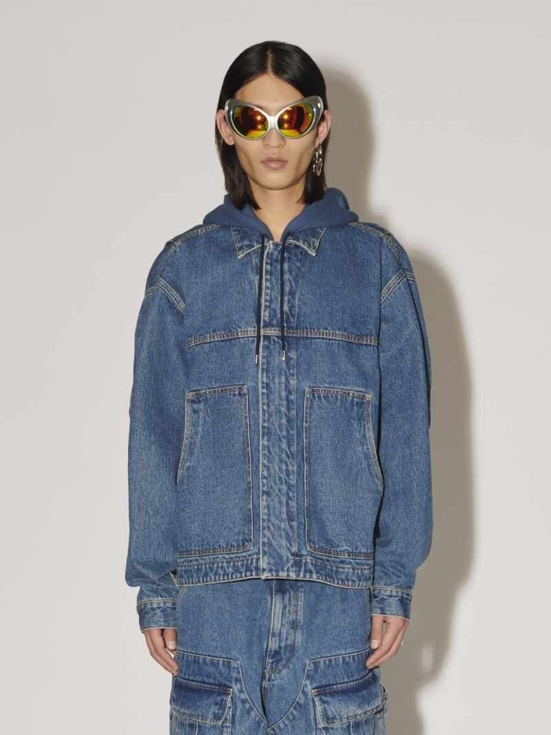 HOODIE WORKER DENIM JACKET 3