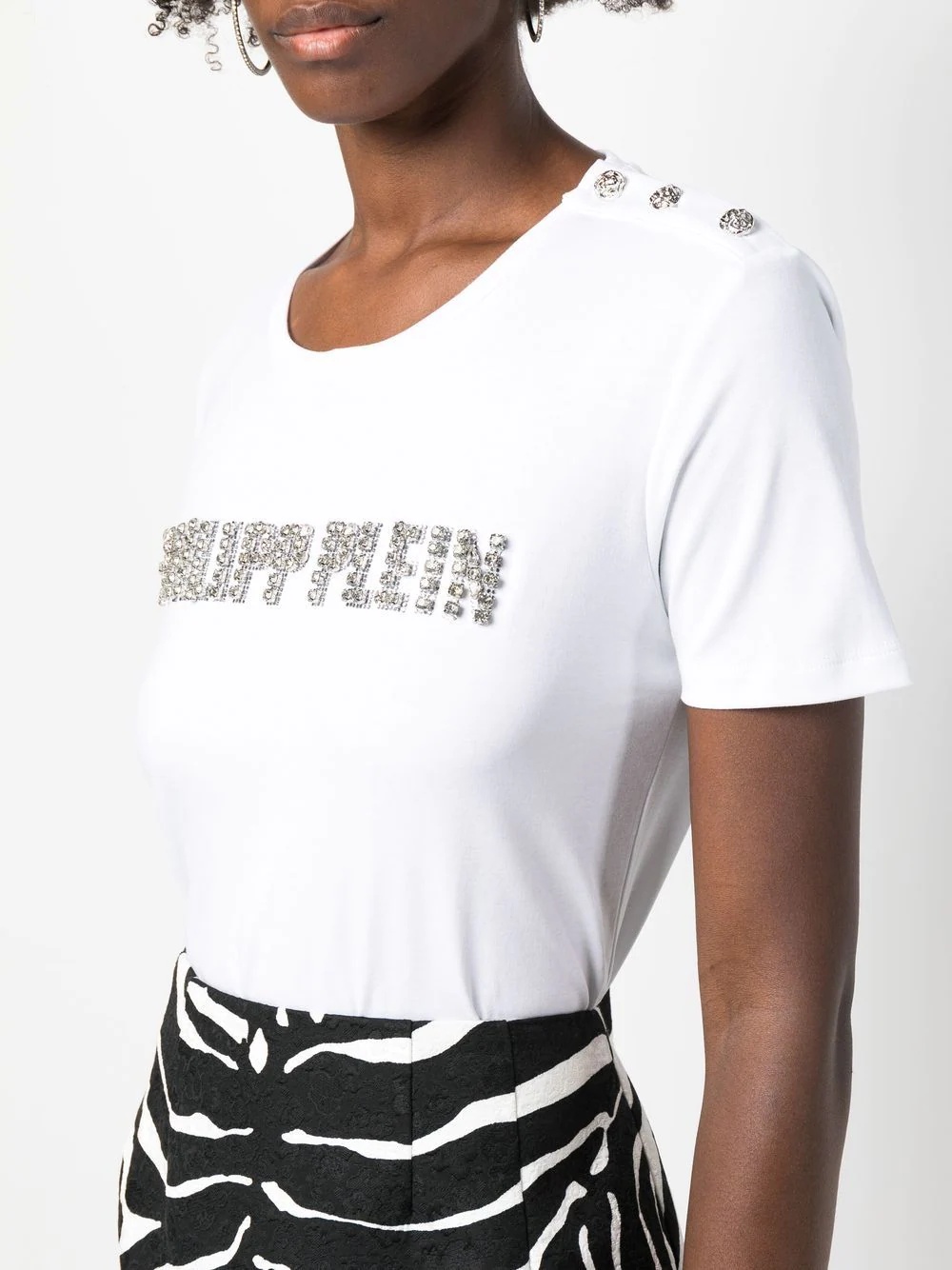 logo-embellished short-sleeve T-shirt - 5