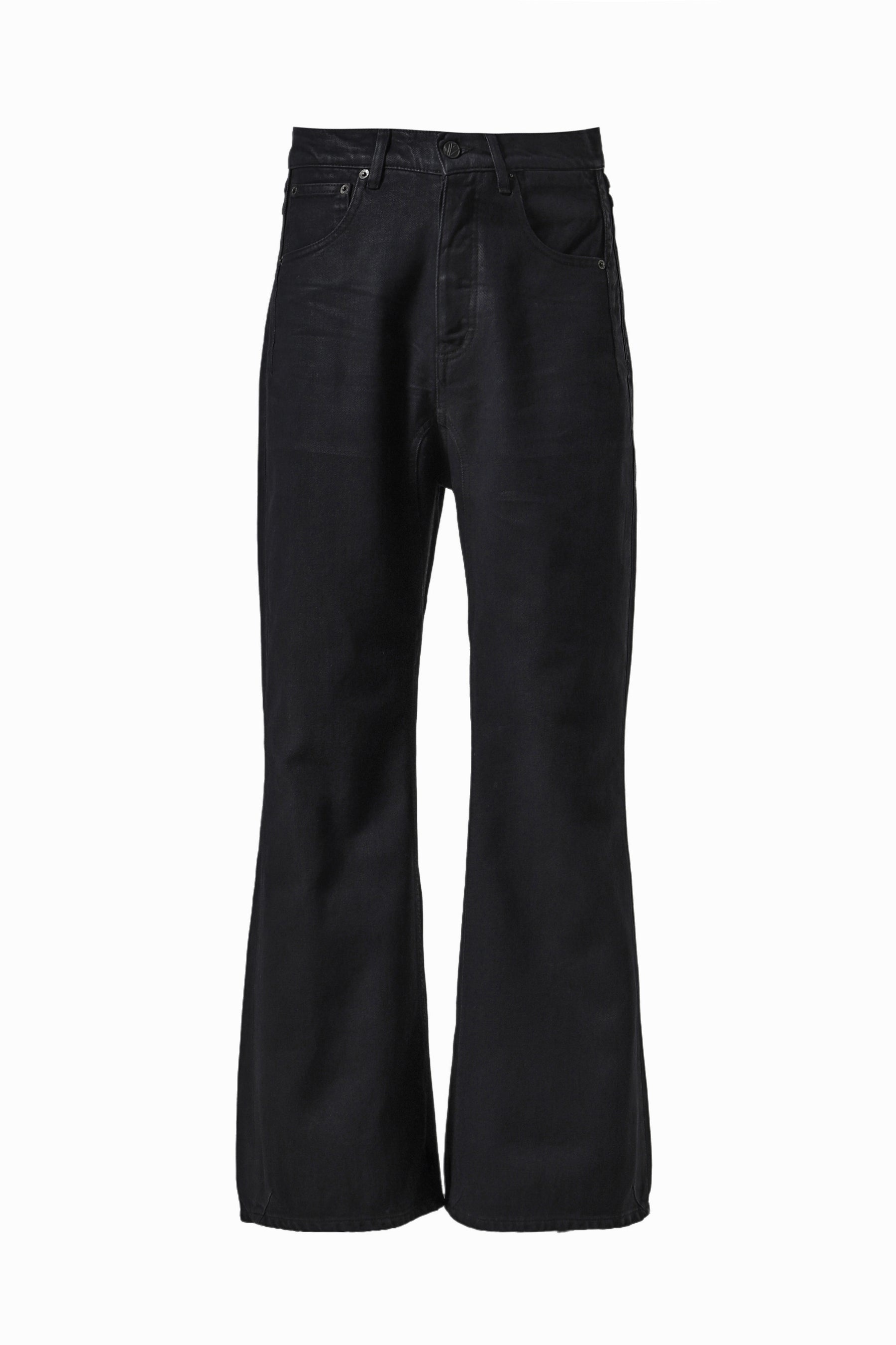NO/FAITH STUDIOS ITALY DULL BLACK BOOT CUT / BLK | REVERSIBLE