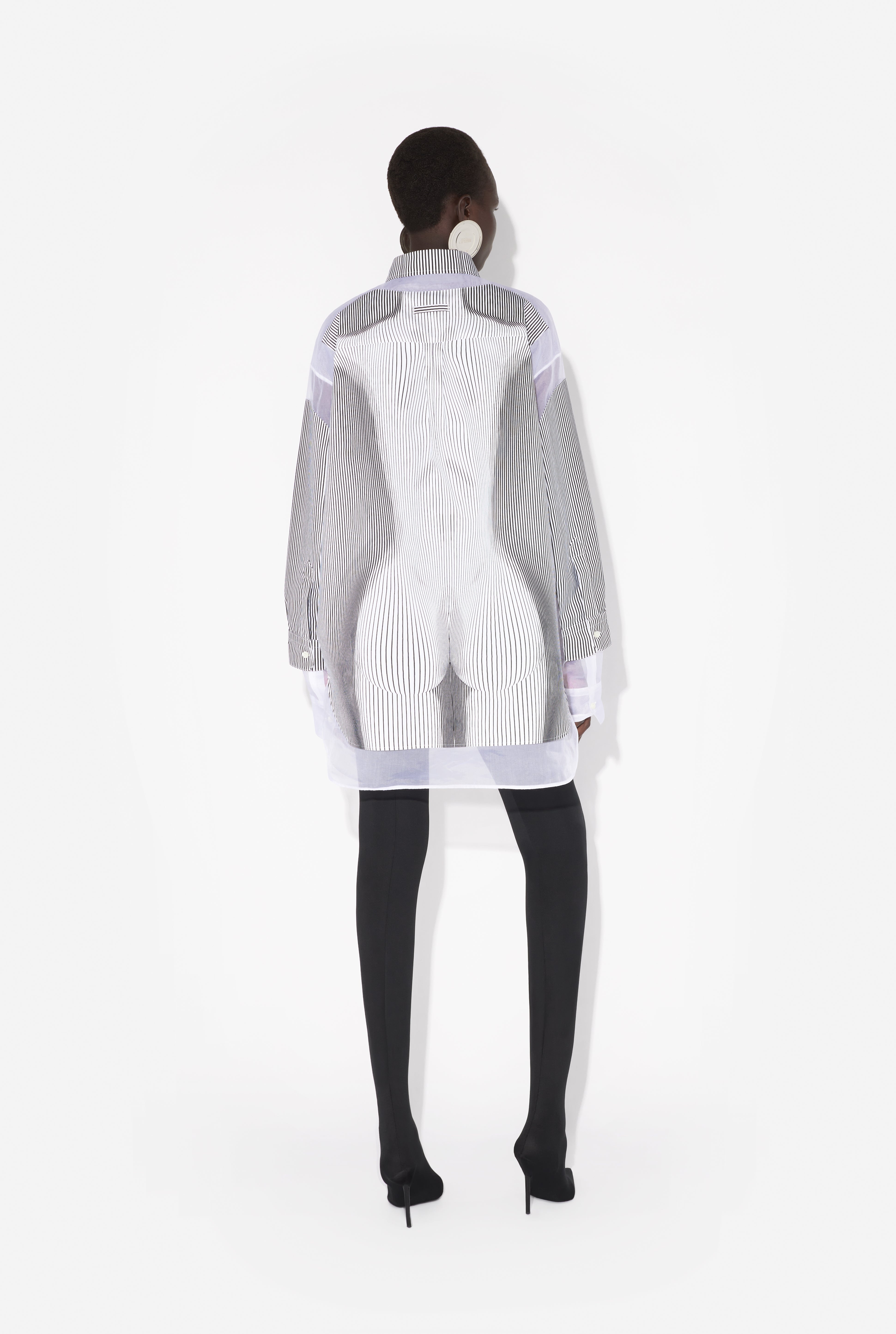 THE PETIT GRAND PINSTRIPE BODY MORPHING SHIRT - 2
