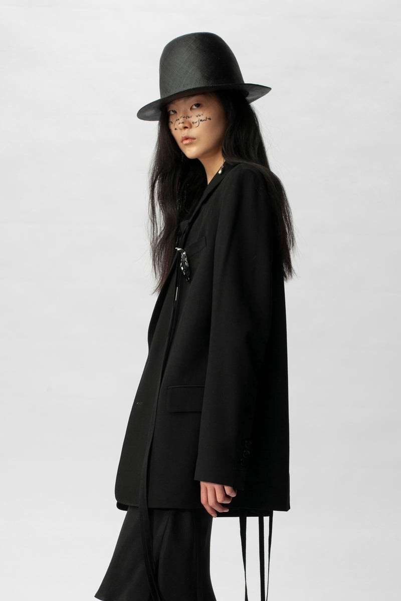 Ann Demeulemeester Berlinde Standard Open Back Jacket outlook