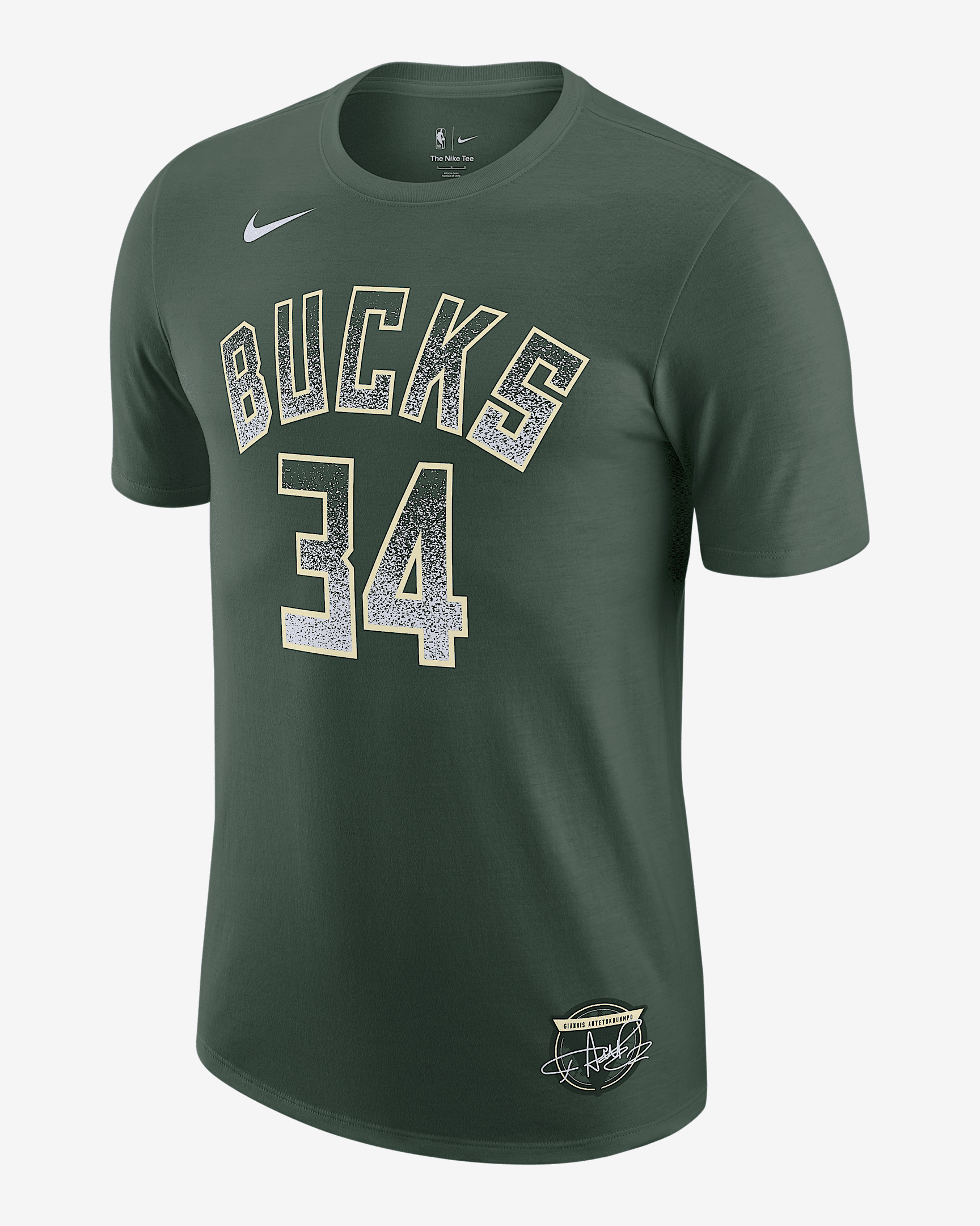 Giannis Antetokounmpo Milwaukee Bucks Select Series Men's Nike NBA T-Shirt - 1