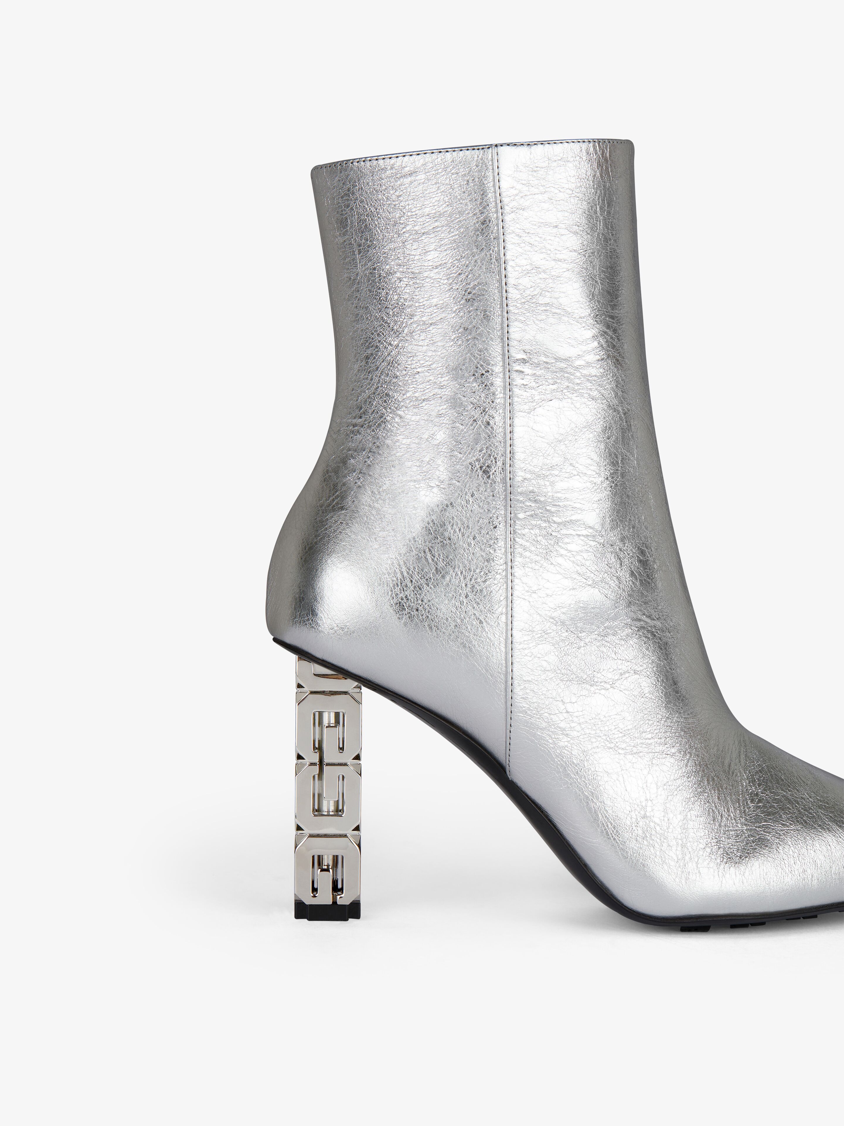 G CUBE ANKLE BOOT IN LEATHER - 4