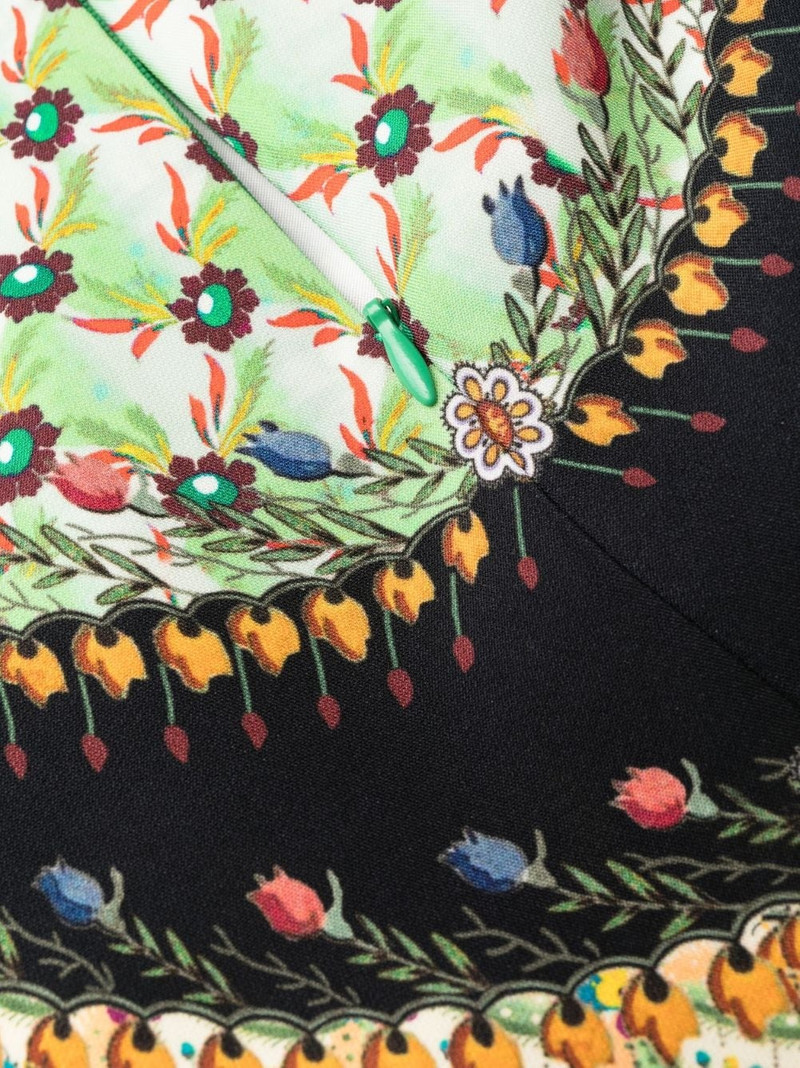 mix-print shift dress 6