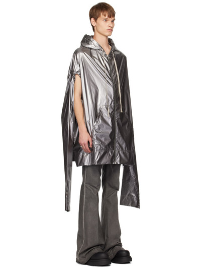 Rick Owens Gunmetal Champion Edition Flyproof Jacket outlook