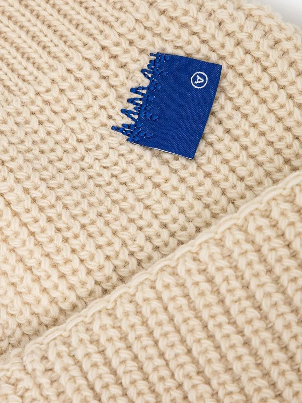 ribbed-knit logo beanie - 2