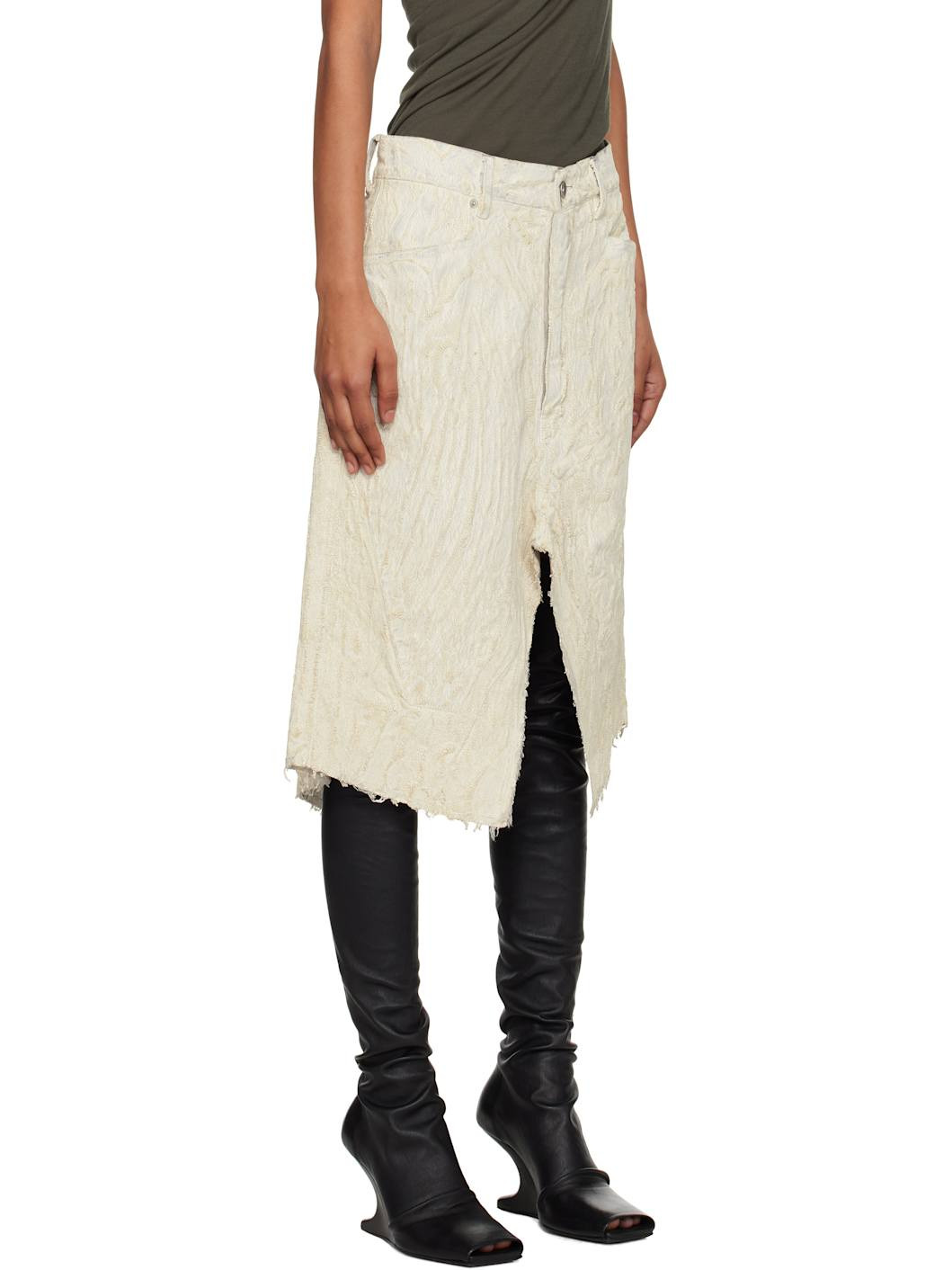 Off-White Concordians Slivered Midi Skirt - 2